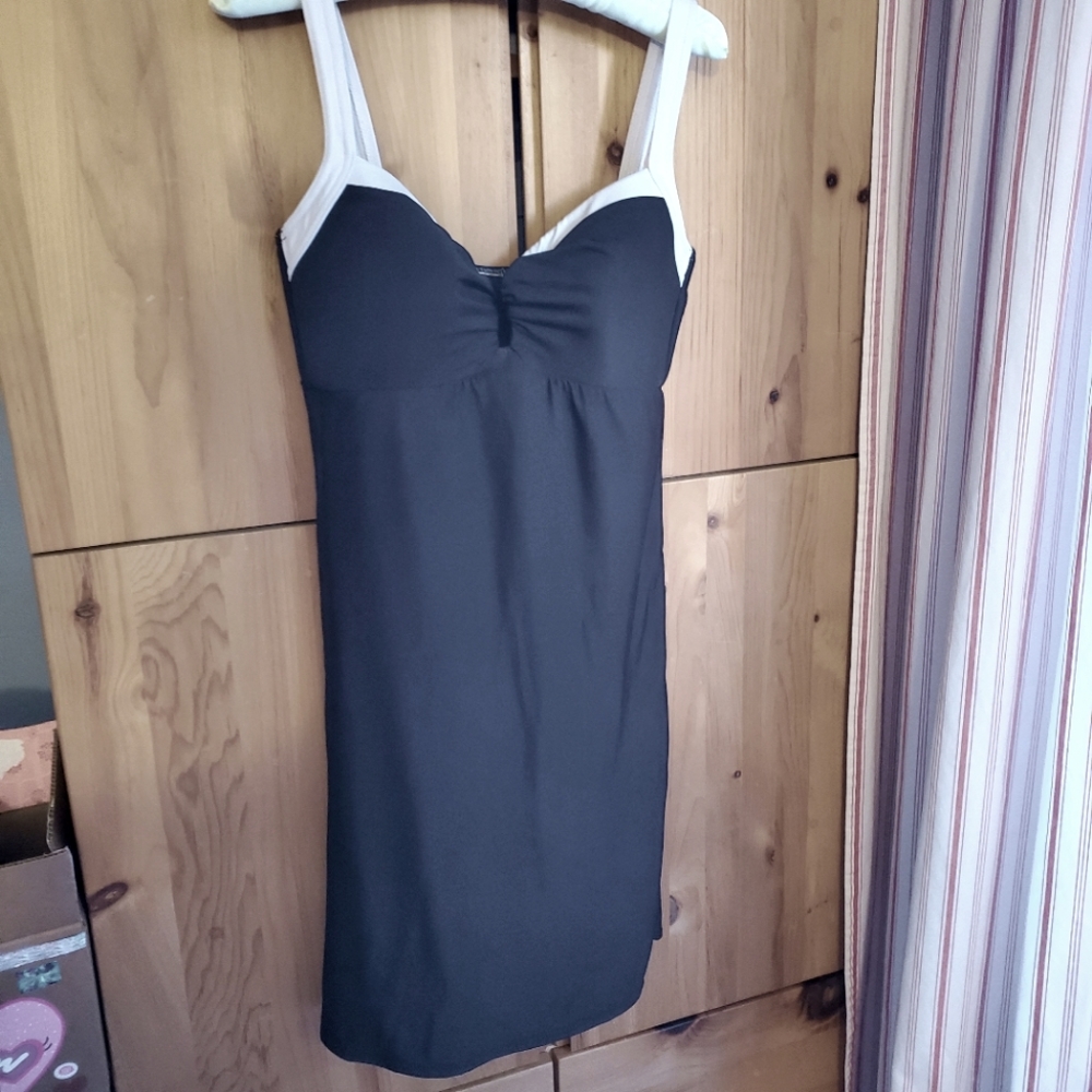 Miraclesuit Black Swim dress in size 10.